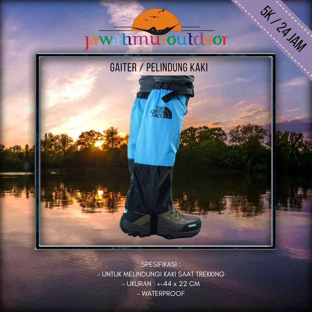 Sewa Gaiter / Pelindung Kaki dan Perlengkapan Camping Berkualitas di Malang