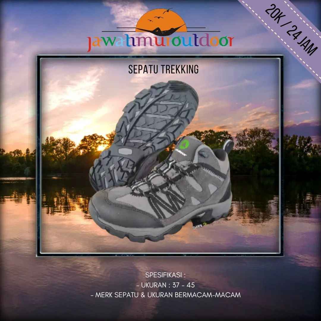 Sewa Sepatu Trekking dan Perlengkapan Camping di Malang
