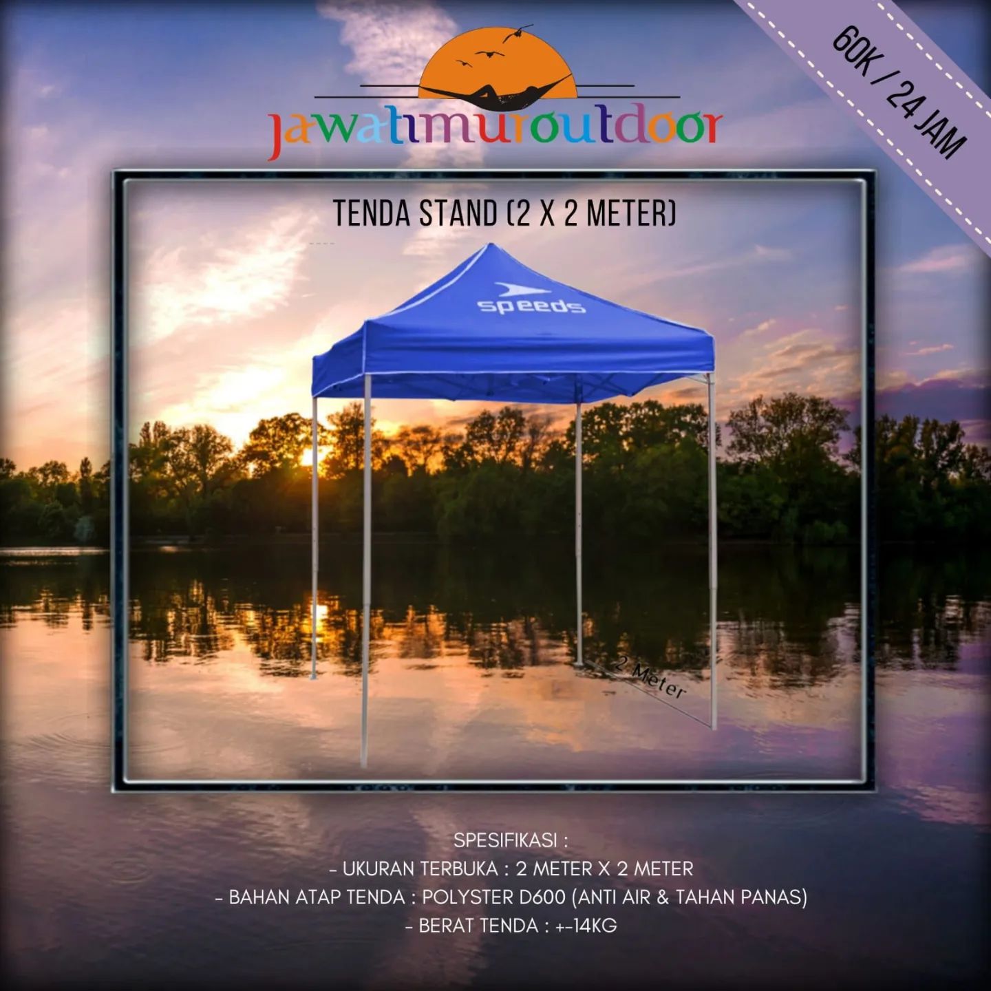 Sewa Tenda Stand 2x2 Meter di Malang Jawa Timur