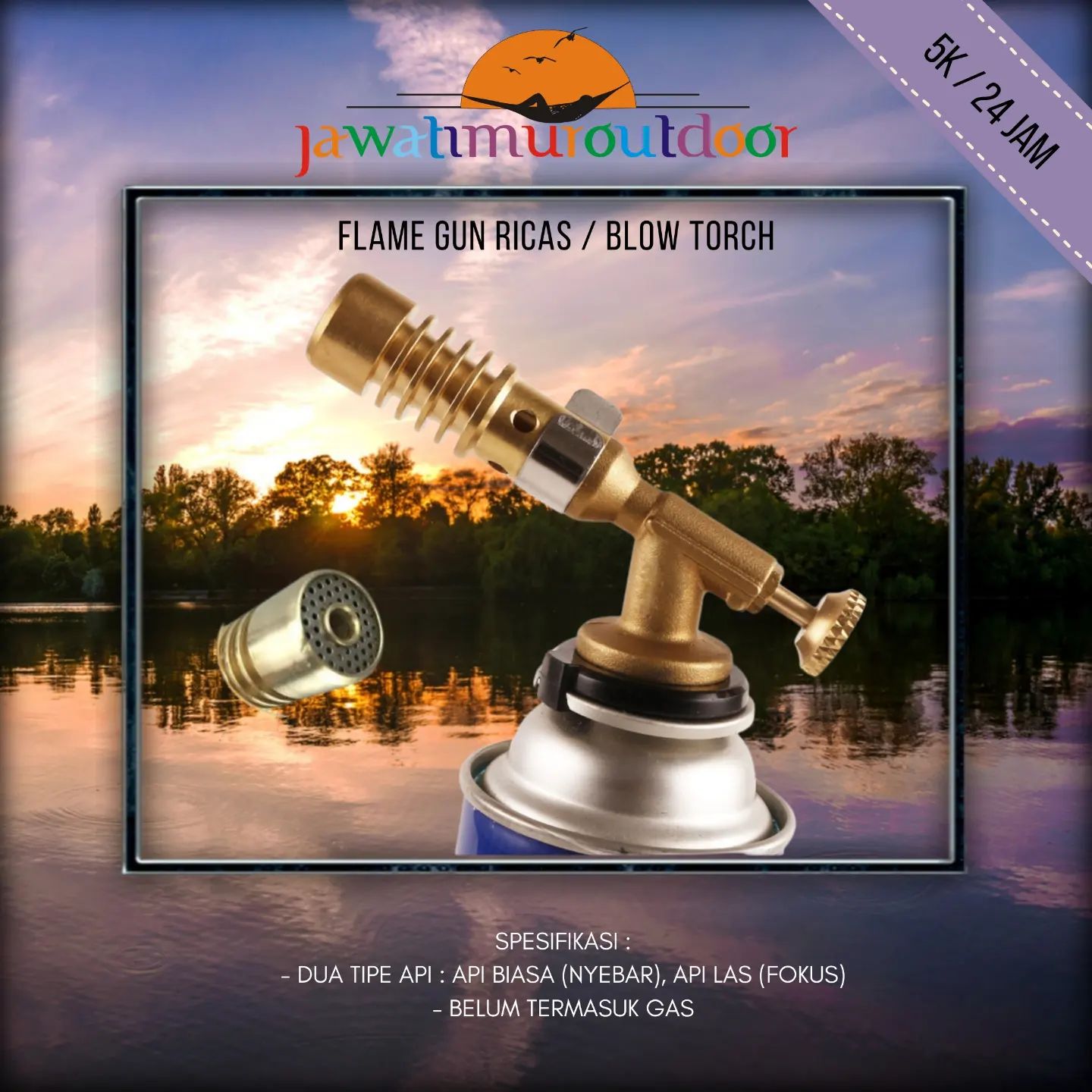 Sewa Flame Gun & Perlengkapan Camping Terbaik di Malang