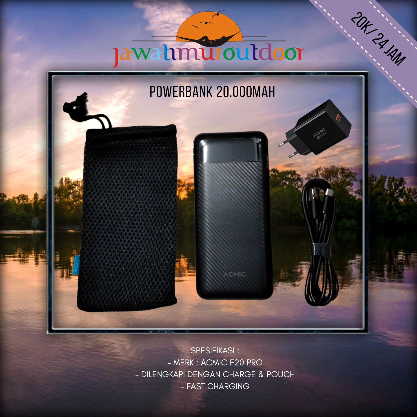 Sewa Power Bank dan Perlengkapan Camping Terbaik di Malang