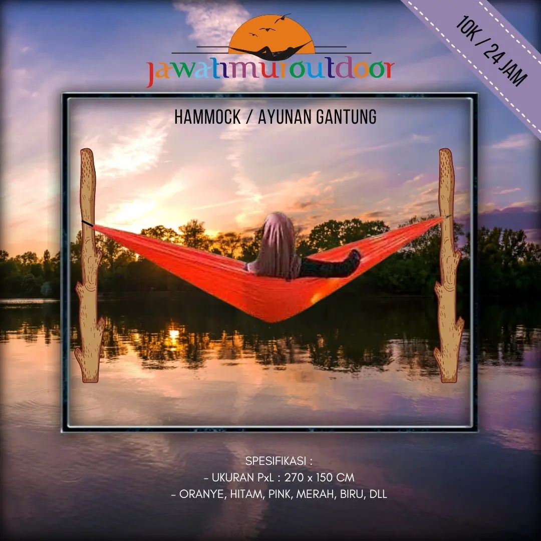 Sewa Hammock / Ayunan Gantung di Malang - Jawa Timur Outdoor