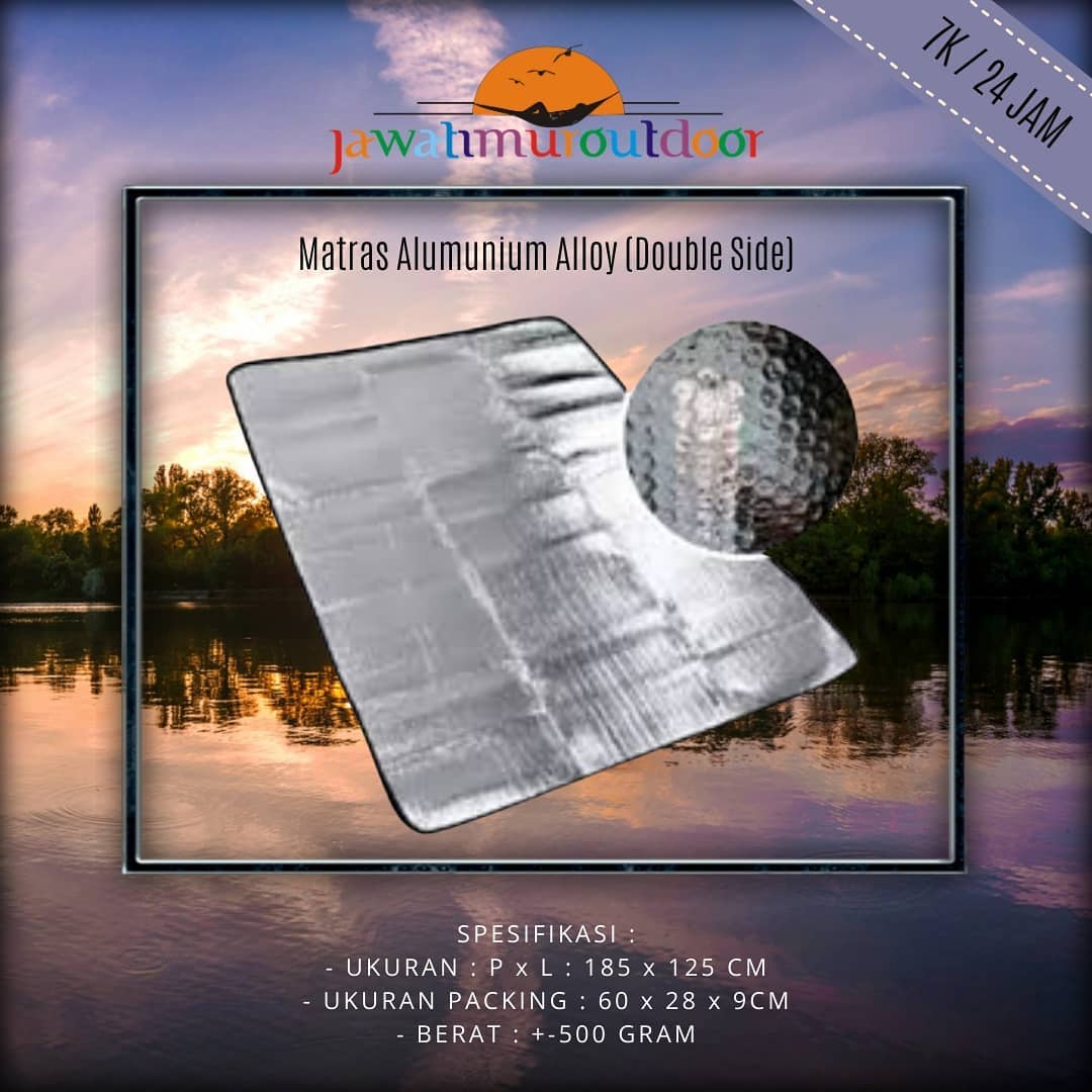 Sewa Matras Allumunium Double Side dan Perlengkapan Camping Lengkap di Malang
